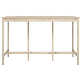 Bar Table 180x80x110 cm Solid Wood Pine - thumbnail 3