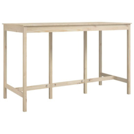 Bar Table 180x80x110 cm Solid Wood Pine - thumbnail 2