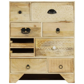 Chest of Drawers 60x30x75 cm Solid Mango Wood - thumbnail 2
