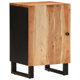 Bathroom Cabinet 38x33x58 cm Solid Wood Acacia - thumbnail 2
