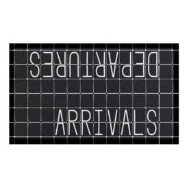 Arrivals Departures Indoor & Outdoor Doormat - 70x40cm - thumbnail 2