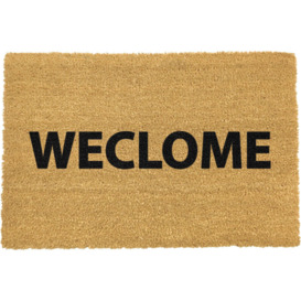 Weclome Funny Country Size Coir Doormat - thumbnail 2