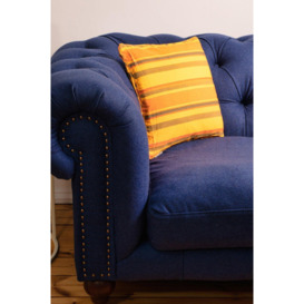 Orange Stripe Tufted Cushion Cover - thumbnail 3