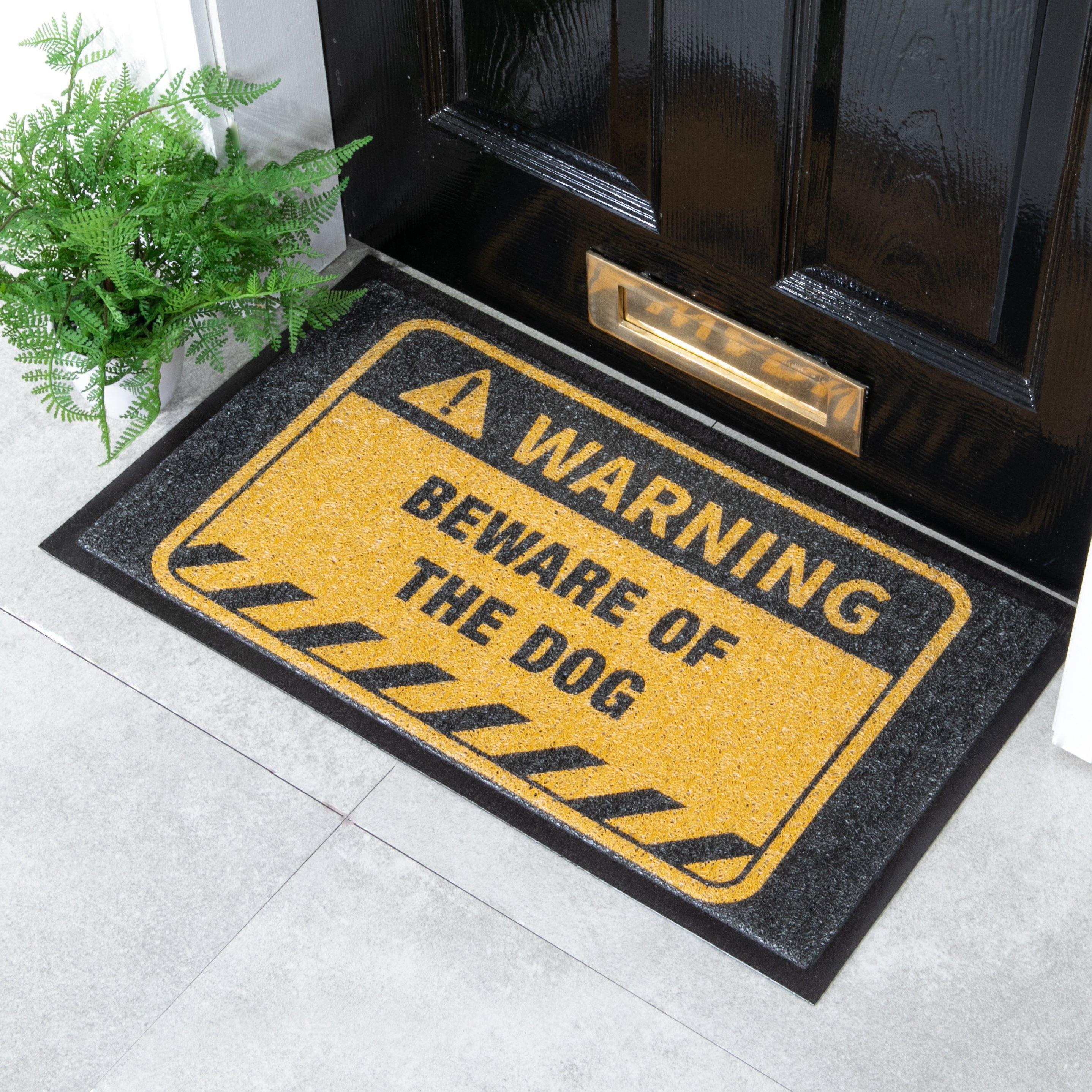 Beware of the Dog Doormat (70 x 40cm) - image 1