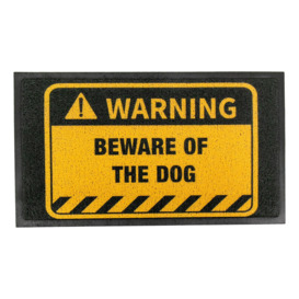 Beware of the Dog Doormat (70 x 40cm) - thumbnail 3