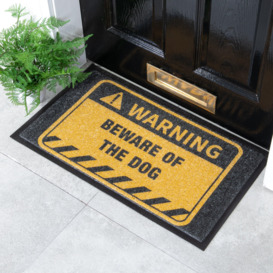 Beware of the Dog Doormat (70 x 40cm)