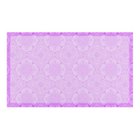 Lilac Flower Pattern Indoor & Outdoor Doormat - 70x40cm - thumbnail 2