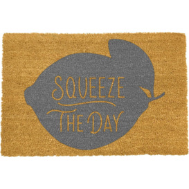 Grey Fun Squeeze The Day Doormat - thumbnail 2