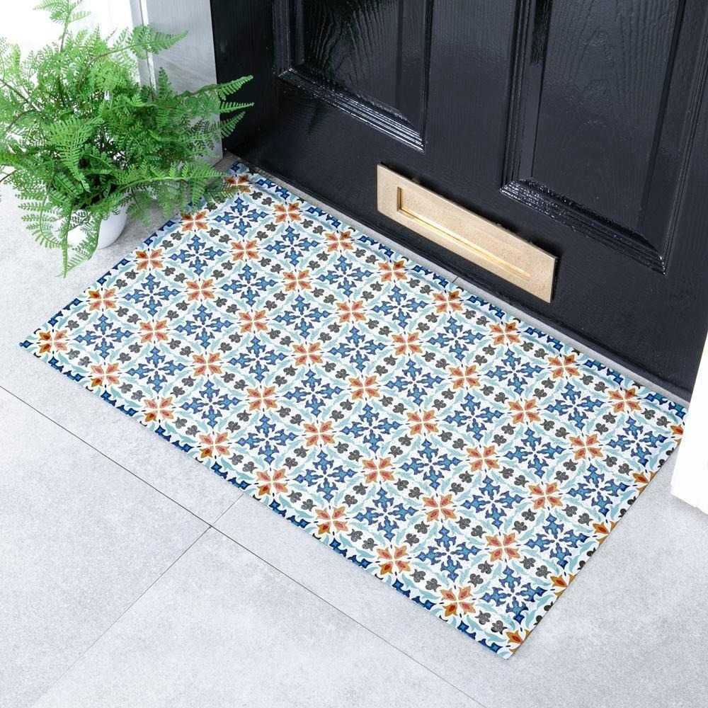 Ortigia Tile Indoor & Outdoor Doormat - 70x40cm - image 1