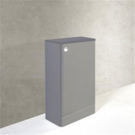 Basalt Grey Bathroom Back to Wall WC Unit 495mm Wide - thumbnail 2