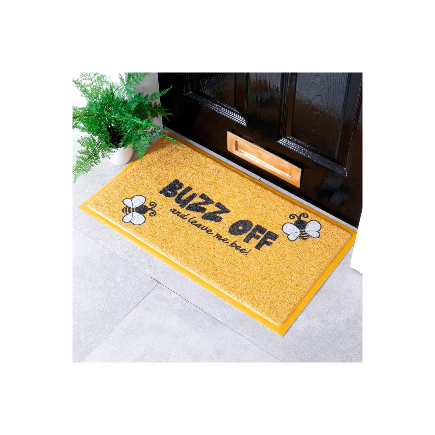 Bee Buzz Off Doormat (70 x 40cm) - image 1