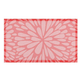 Pink Petals Indoor & Outdoor Doormat - 70x40cm - thumbnail 2