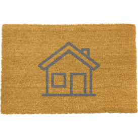 Grey Simple House Symbol Doormat - thumbnail 2