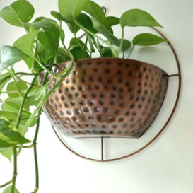 Copper Wall Planter