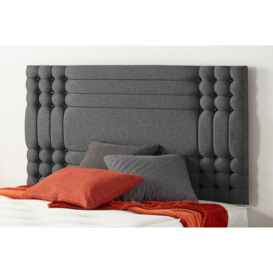 Flexby Divan Bed Base With 4 Drawers and Headboard Tweed - thumbnail 2