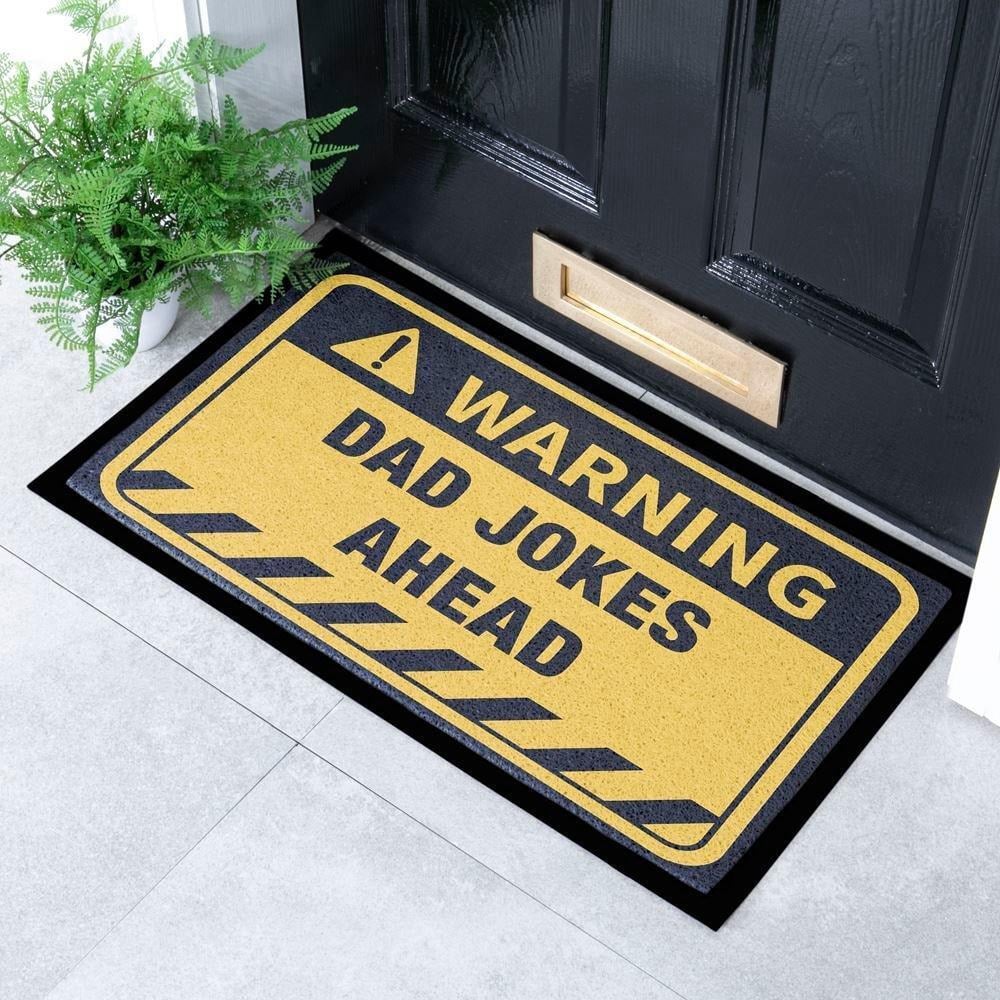 Dad Jokes Ahead Indoor & Outdoor Doormat - 70x40cm - image 1