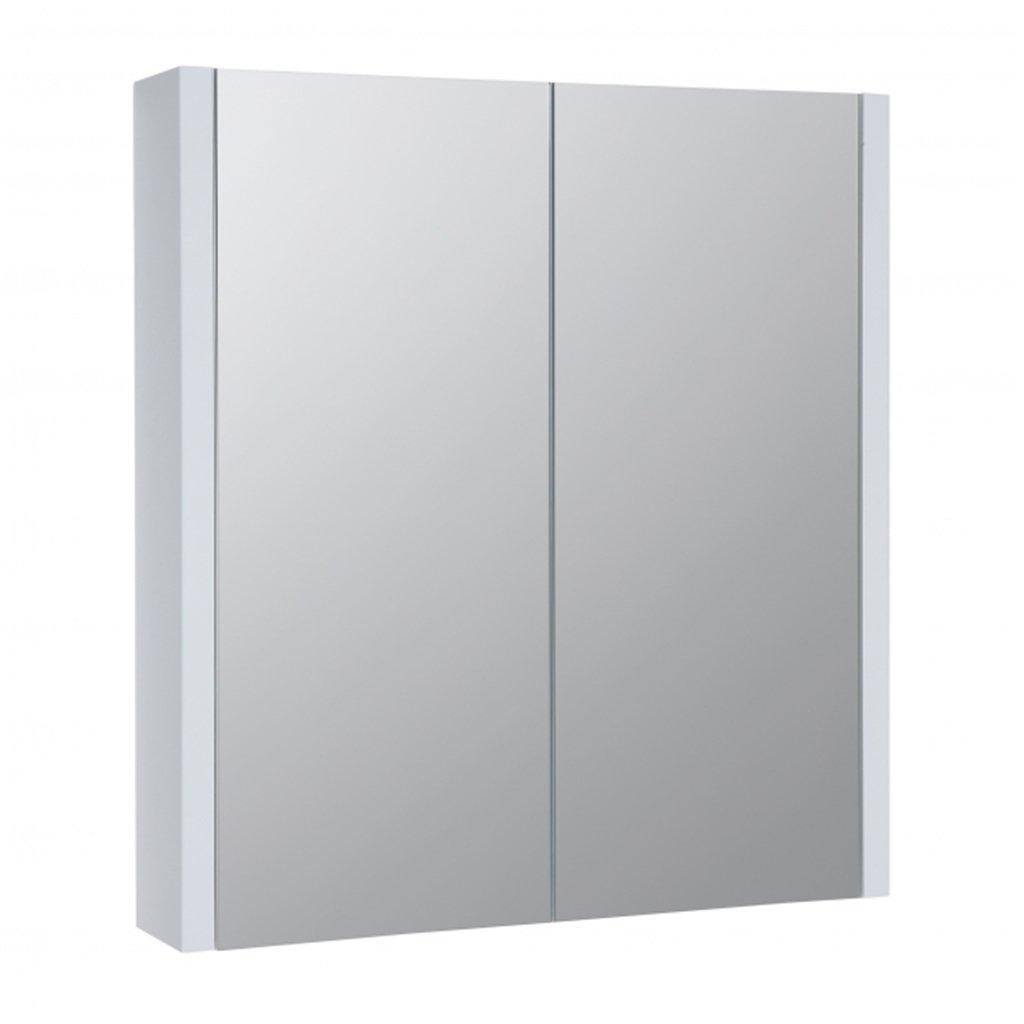 White Mirror Bathroom Cabinet 60cm Wide - image 1