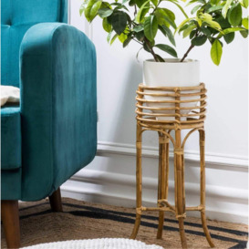 Lightweight Cane Plant Stand - thumbnail 2