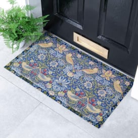 William Morris Strawberry Thief Indoor & Outdoor Doormat - 70x40cm - thumbnail 1