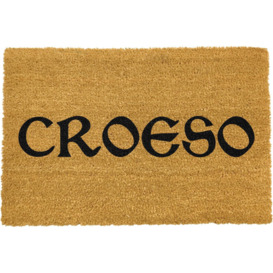 Welsh Croeso 'Welcome' Doormat - thumbnail 2