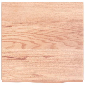 Wall Shelf Light Brown 40x40x(2-4) cm Treated Solid Wood Oak - thumbnail 2