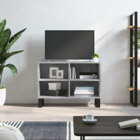 TV Cabinet Concrete Grey 69.5x30x50 cm Engineered Wood