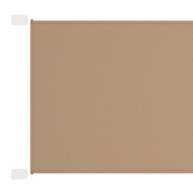 Vertical Awning Taupe 60x420 cm Oxford Fabric