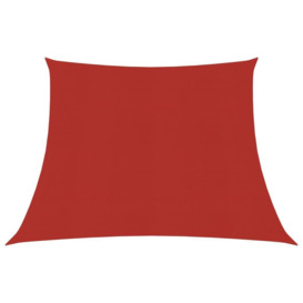 Sunshade Sail 160 g/m² Red 3/4x2 m HDPE
