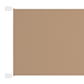 Vertical Awning Taupe 140x360 cm Oxford Fabric