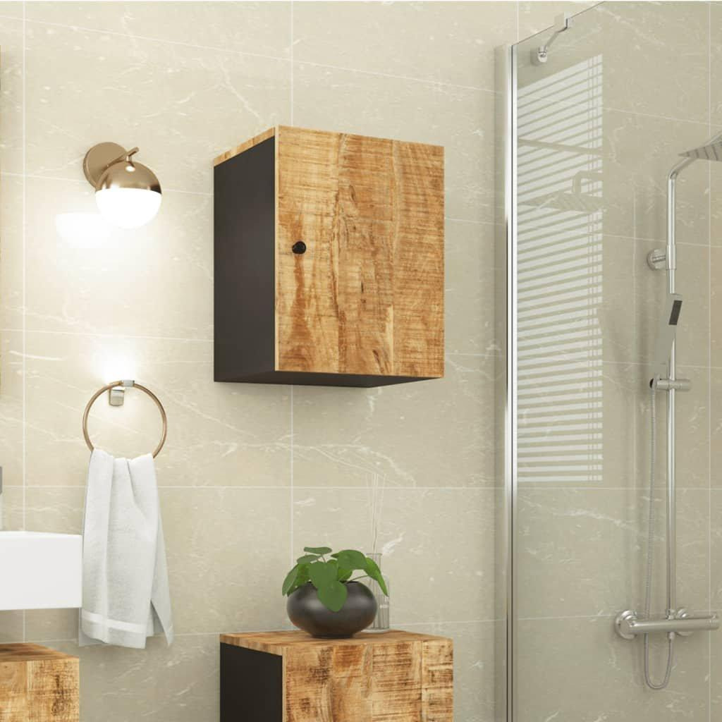 Bathroom Wall Cabinet 38x33x48 cm Solid Wood Mango - image 1