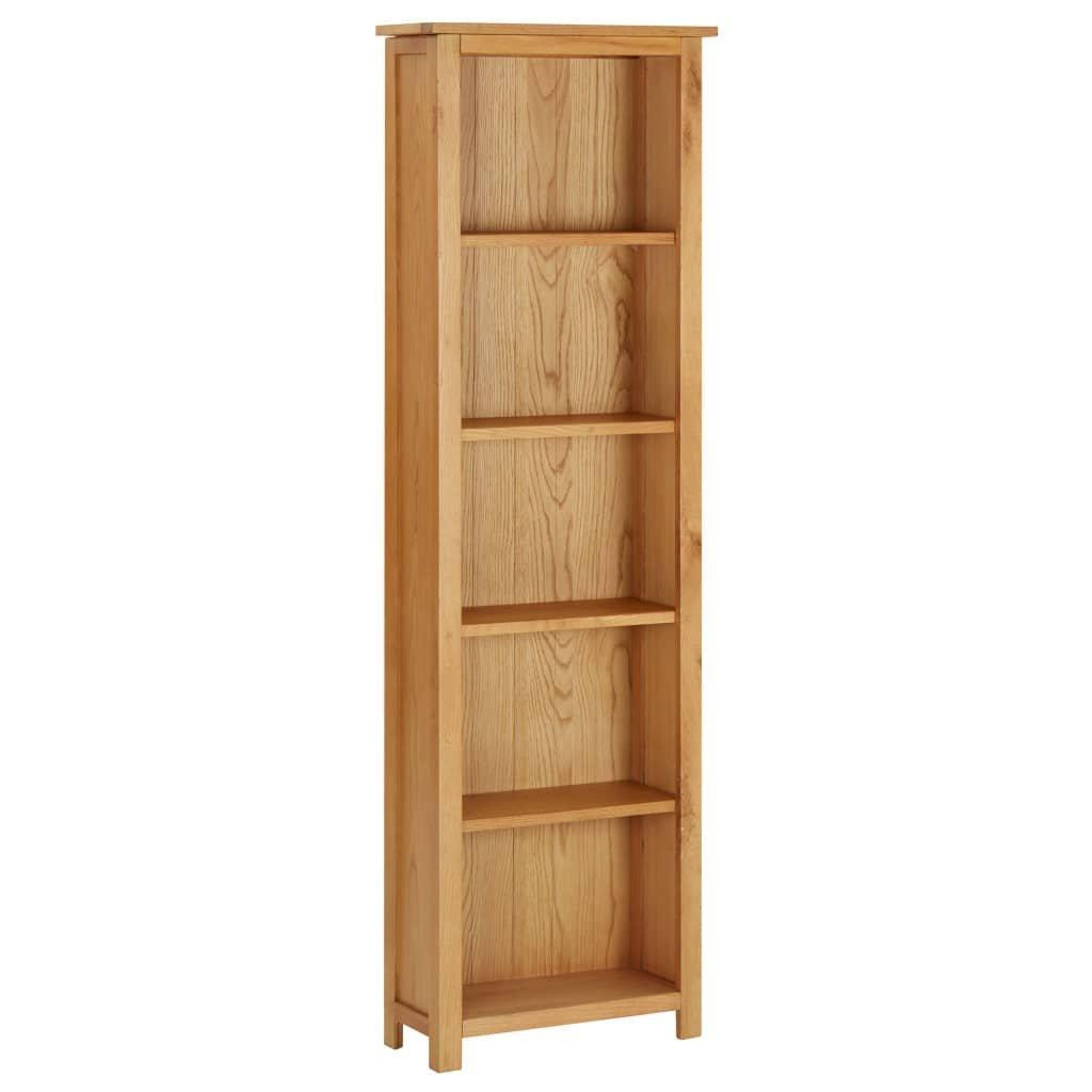 Bookcase 52x22.5x170 cm Solid Oak Wood - image 1