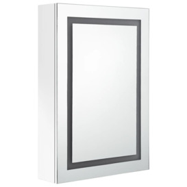 LED Bathroom Mirror Cabinet Shining White 50x13x70 cm - thumbnail 3