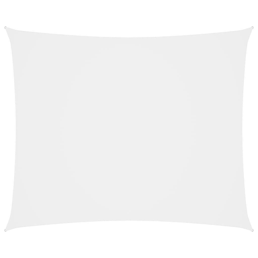 Sunshade Sail Oxford Fabric Rectangular 4x5 m White - image 1