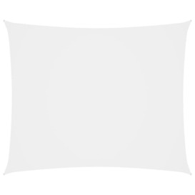 Sunshade Sail Oxford Fabric Rectangular 4x5 m White - thumbnail 1