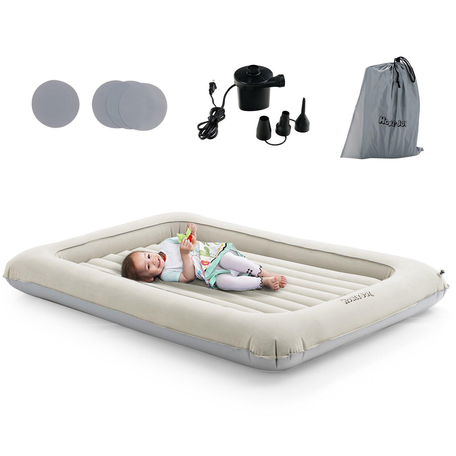 Inflatable Toddler Travel Bed Portable Kids Bed Kid Air Mattress - image 1
