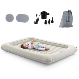 Inflatable Toddler Travel Bed Portable Kids Bed Kid Air Mattress - thumbnail 1