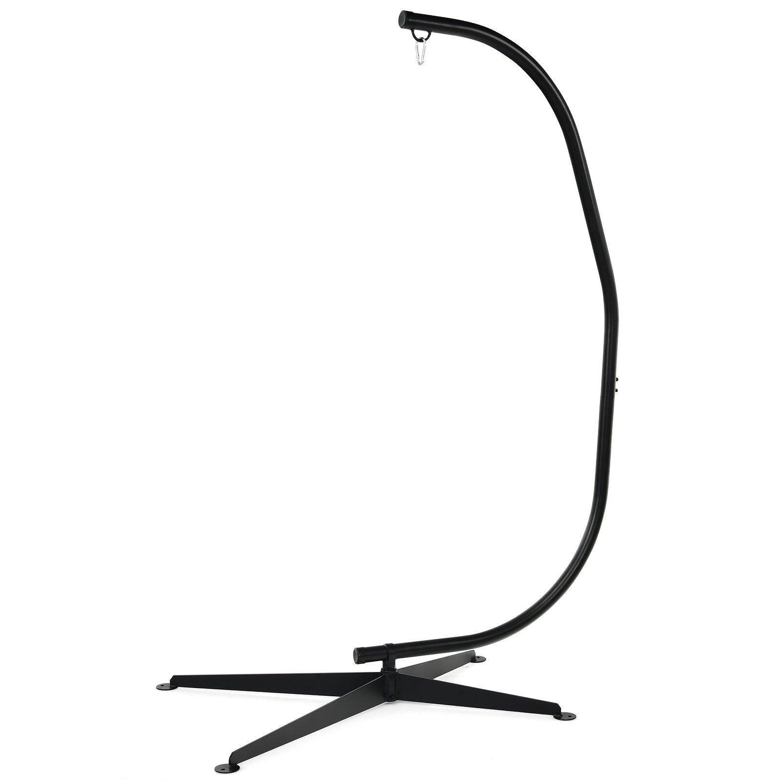C-Shaped Hammock Chair Stand Solid Hanging Swing Chair Stand - image 1