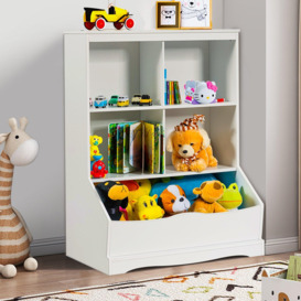 Kids Toy Storage Organizer Children's Bookcase & Toy Storage Bin - thumbnail 3