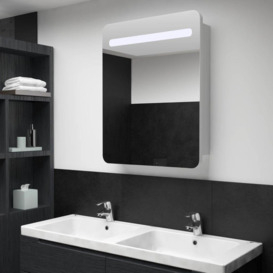 LED Bathroom Mirror Cabinet 60x11x80 cm - thumbnail 1