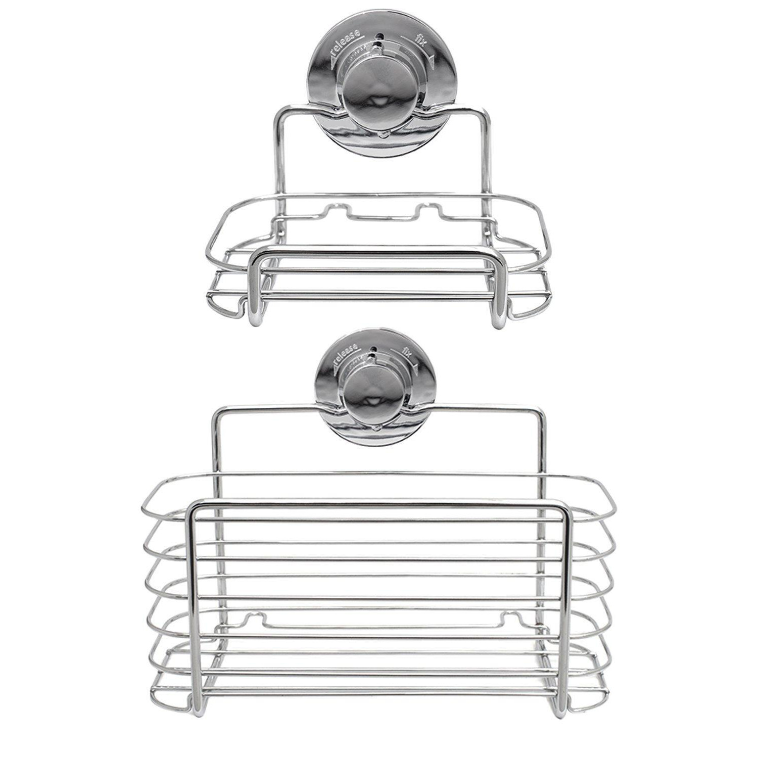 Lock n Roll Soap Dish & Rectangular Basket Set - image 1