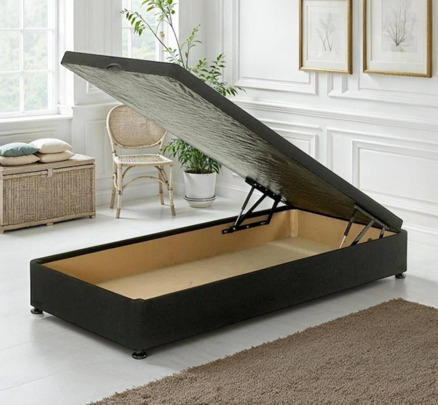 Regent 3ft Single Ottoman Storage Divan Bed Base End Lift - image 1