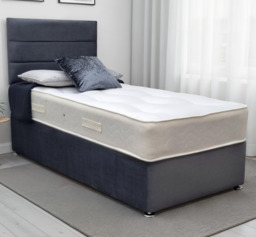 Elite 3ft Single Divan Bed with Firm Orthopaedic Mattress - thumbnail 1