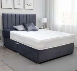 Windsor 5ft King Size Divan Bed with Mattress - thumbnail 1