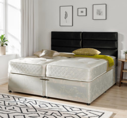 Serene Hotel Contract 1500 Pocket 6ft SuperKing Size Zip & Link Bed - thumbnail 1