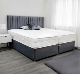 Mayfair Memory Foam & Orthopaedic Sprung 5ft King Size Zip & Link Bed - thumbnail 2