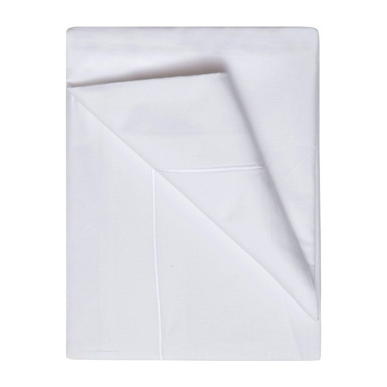 Belledorm 400 Count Egyptian Cotton Flat Sheet - White - Single