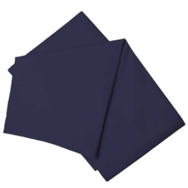 Belledorm 200 Count Flat Sheet - Navy - King