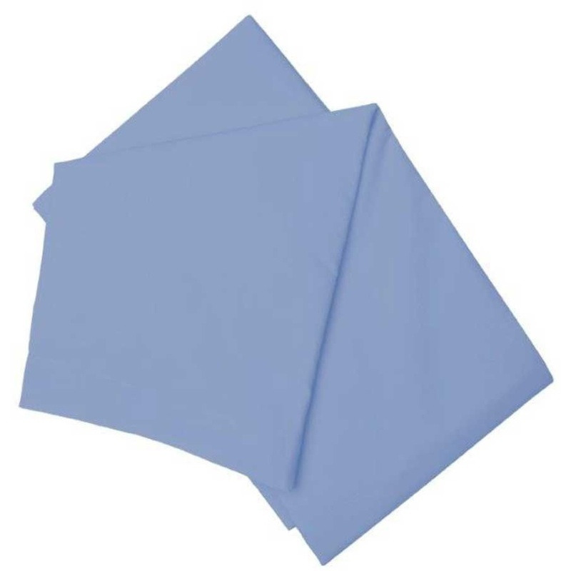 Belledorm 200 Count Flat Sheet - Sky Blue - Double