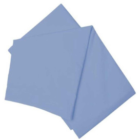 Belledorm 200 Count Flat Sheet - Sky Blue - Double