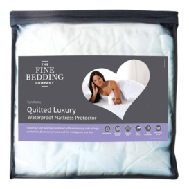 The Fine Bedding Company Quilted Luxury Waterproof Mattress Protector - Superking
